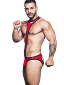 SINGLET CHOKER RED