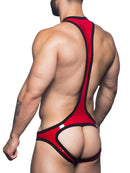 SINGLET CHOKER RED