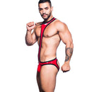 SINGLET CHOKER RED