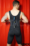 SINGLET ATTACK BLACK RAINBOW