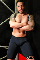 SINGLET ATTACK BLACK RAINBOW